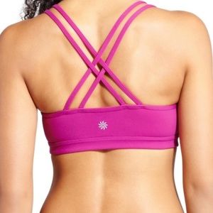 Athleta Full Focus Sports Bra in Fuchsia NWT